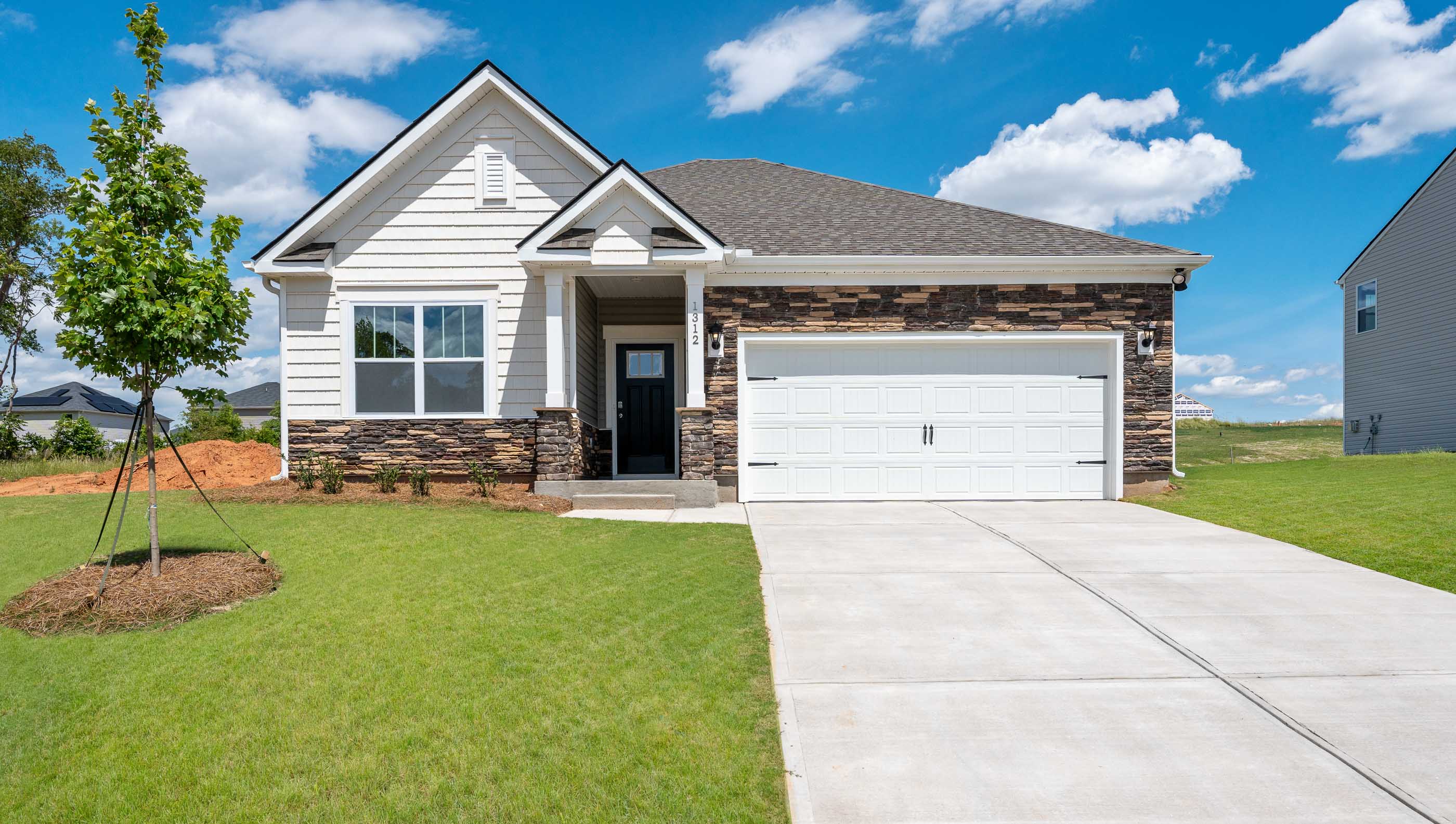 Front exterior of the Aria.