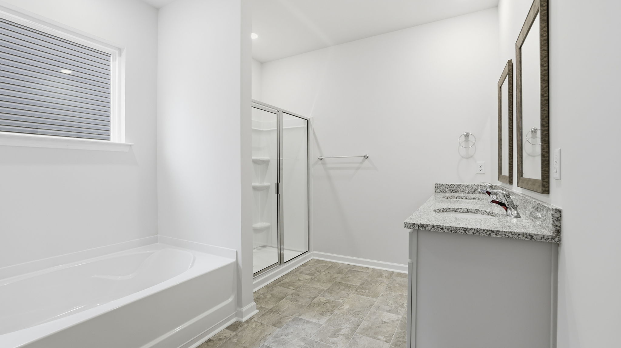 Primary bathroom with garden tub.