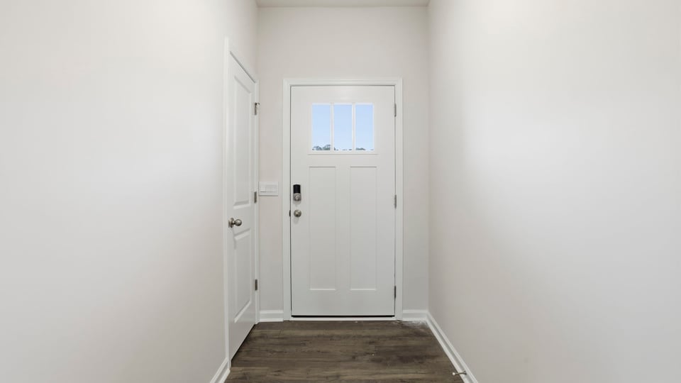 View of the entrance.