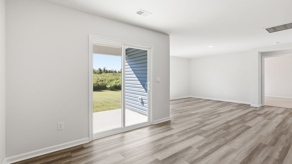 Living area with windows.