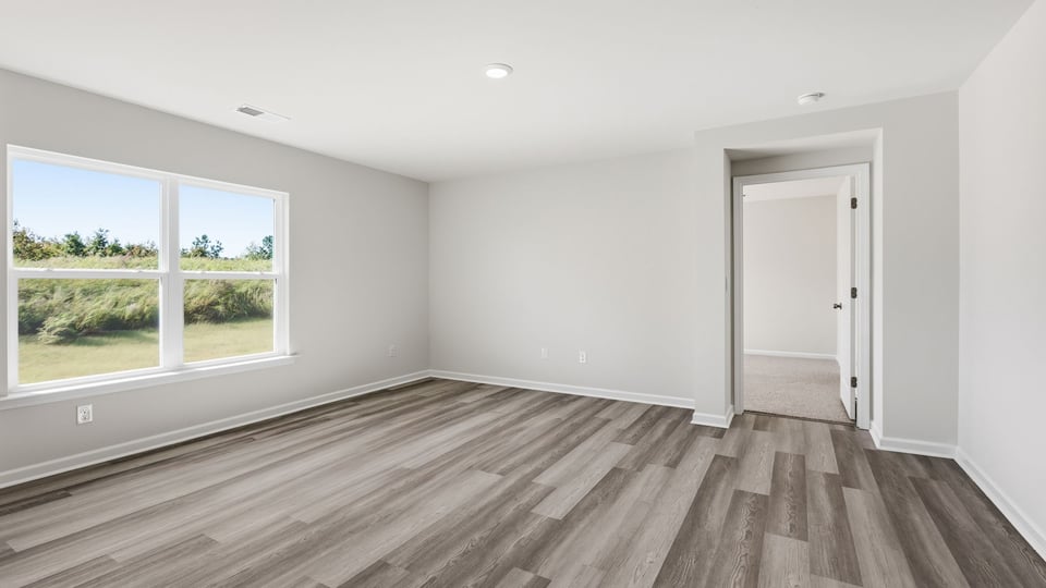 Living area with windows.