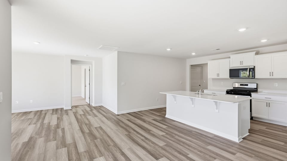 Living area with windows.