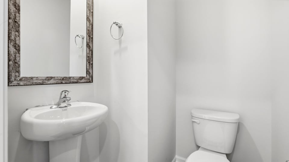 Half bathroom.