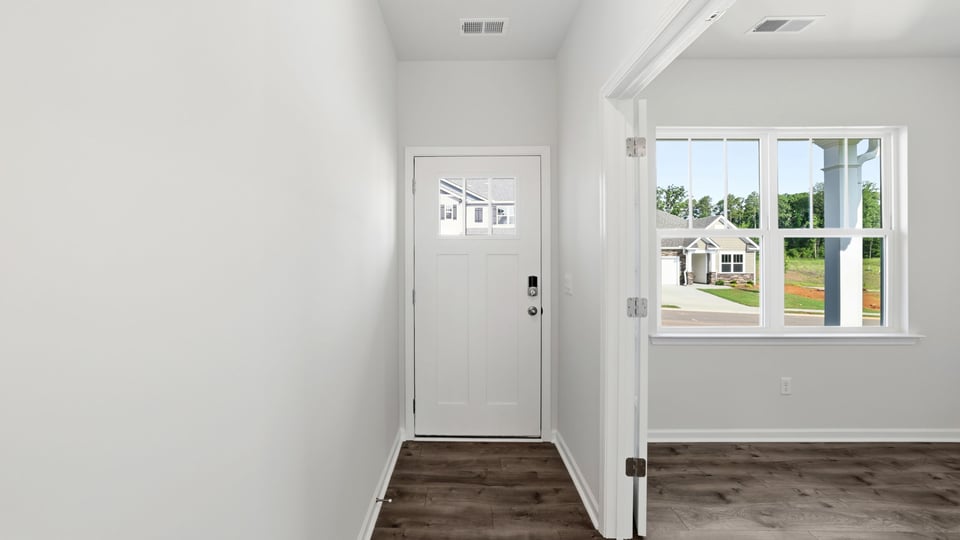 View of front door.