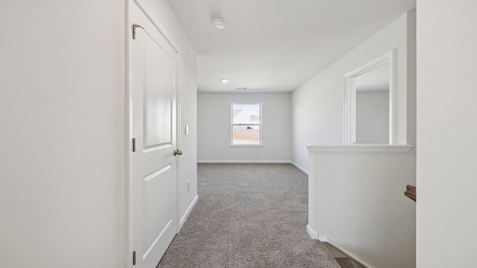 View of upper landing and loft area.