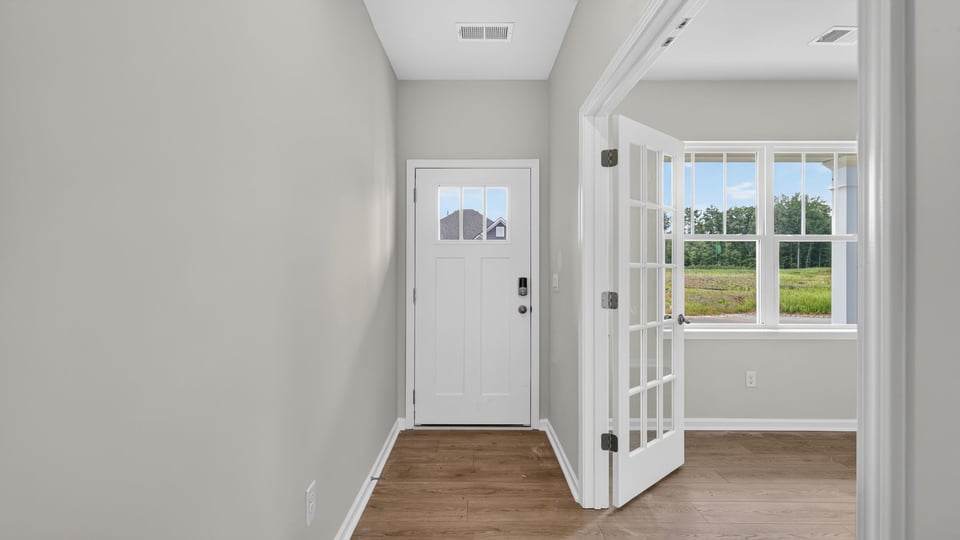 View of front door.