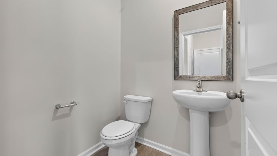 Half bathroom.