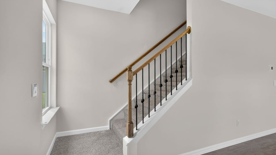 Stairs to bedroom.