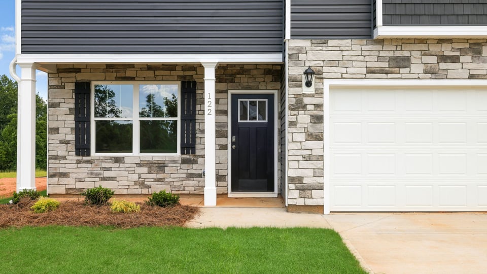 Front exterior of home.