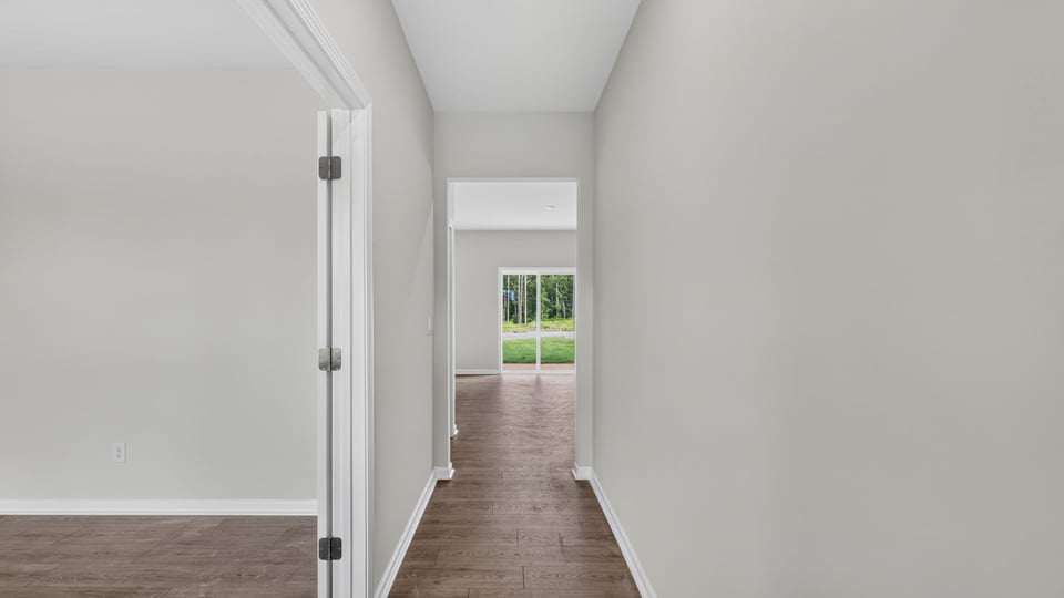 Hallway into home.