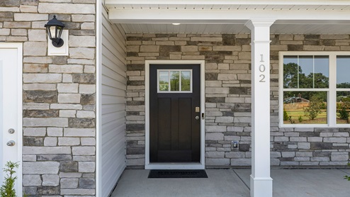 Front door of the Hayden.