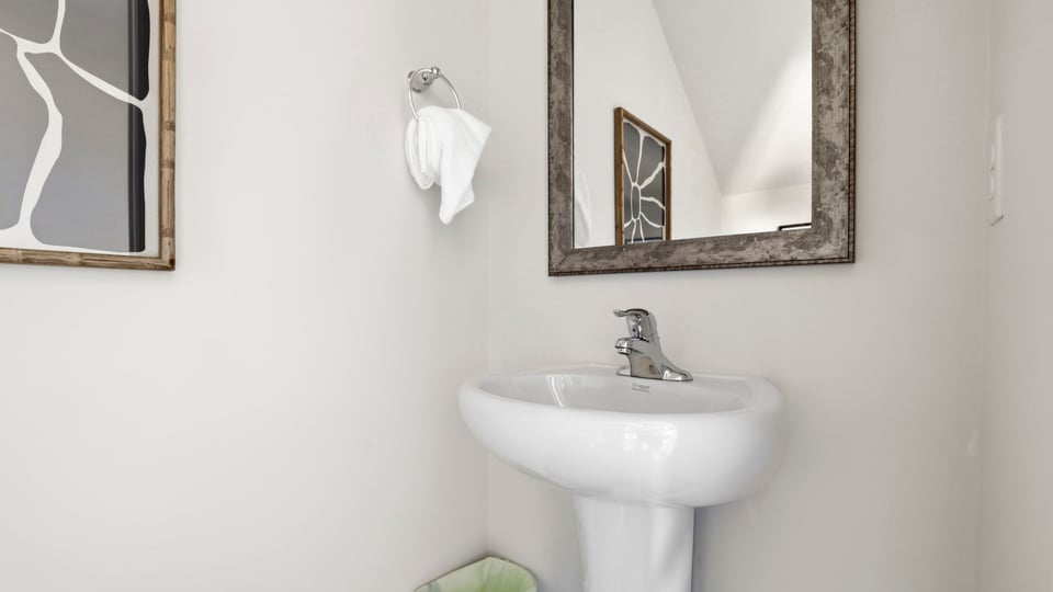 Half bathroom.