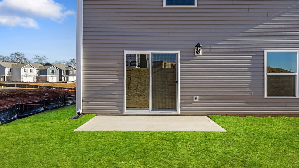 Exterior rear of home.