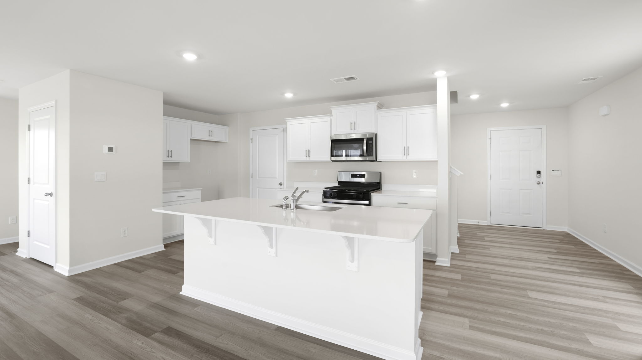 View of kitchen.