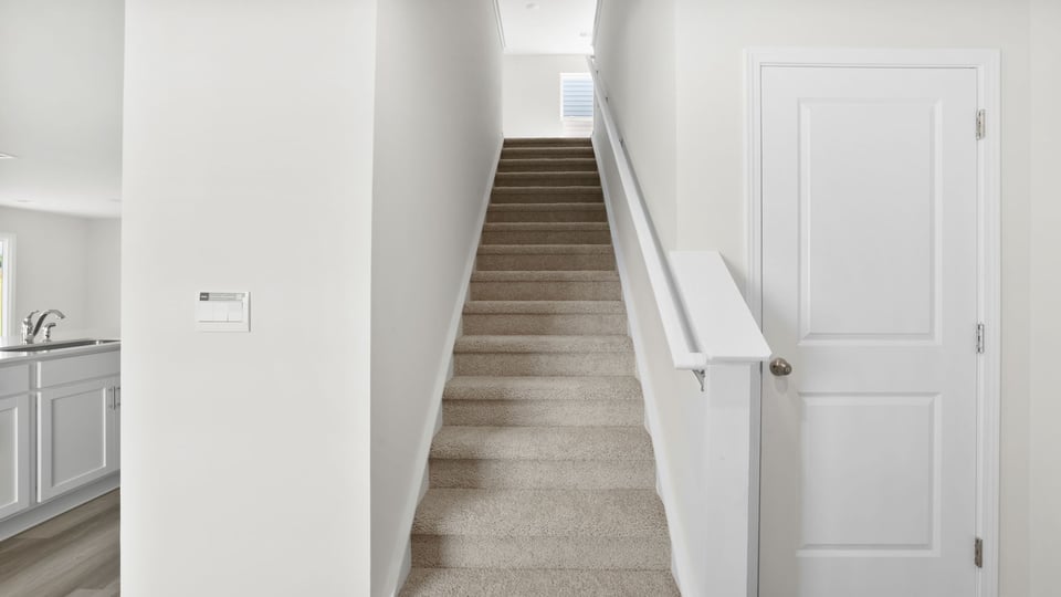 Staircase so second floor.