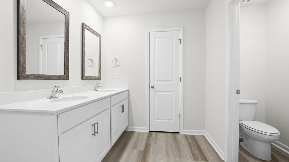 Bathroom with bathtub.
