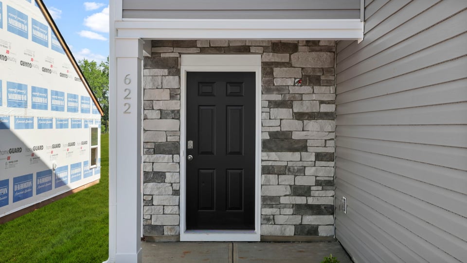 Front entrance of home.