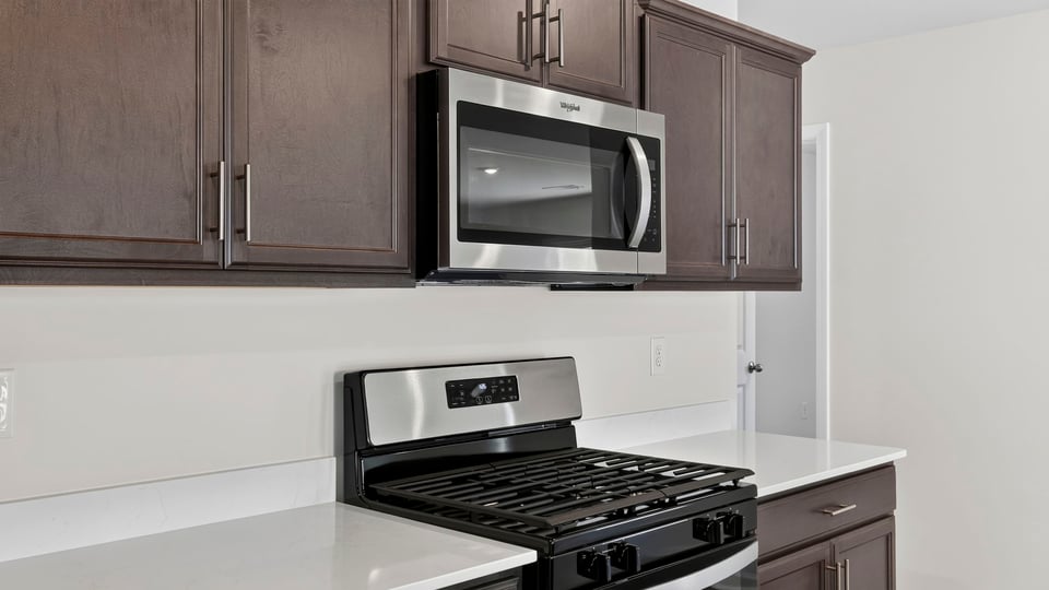 Kitchen with island.