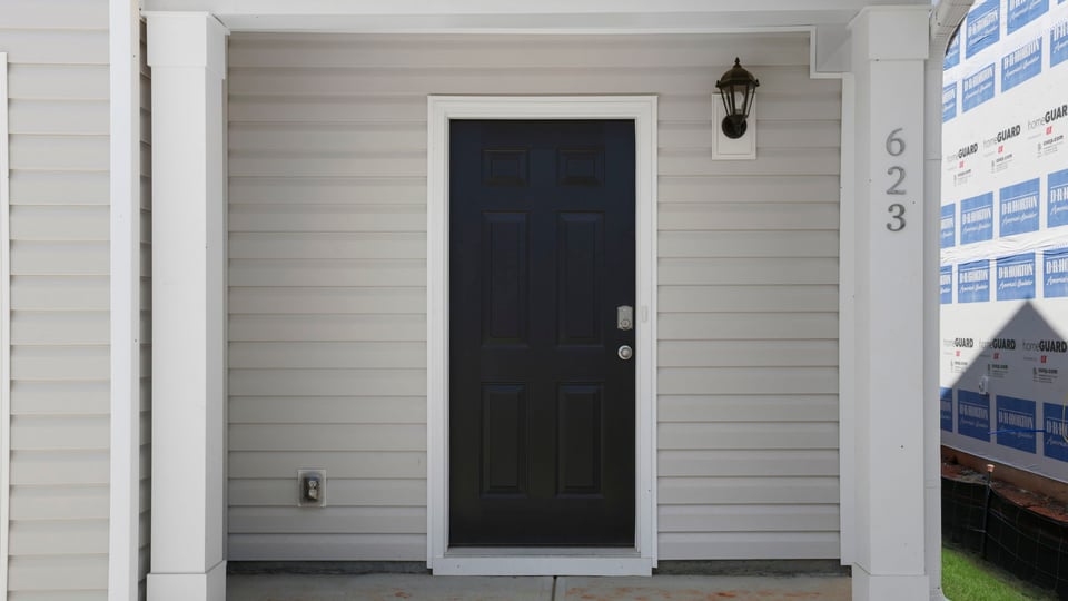 Front entrance of home.