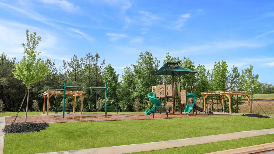 Amenity area with playground.
