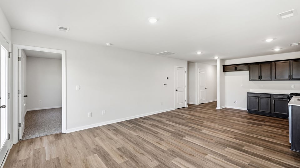 Living area with windows.