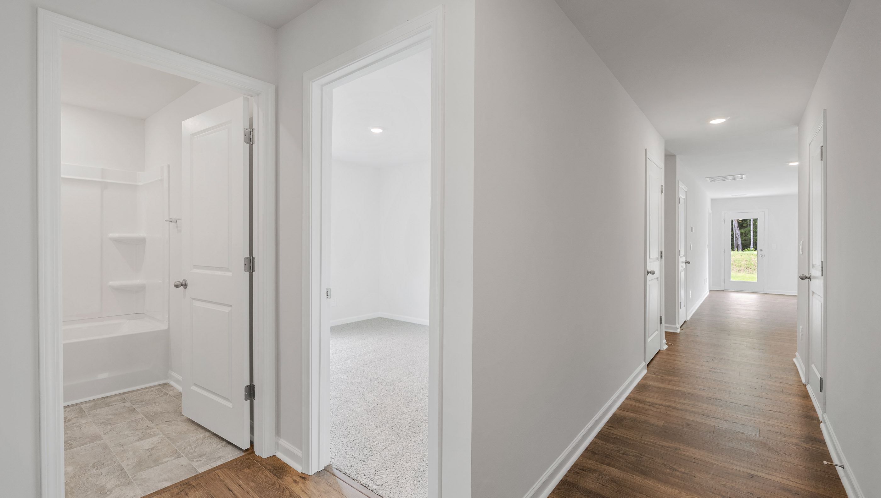 Hallway of Sanford home.