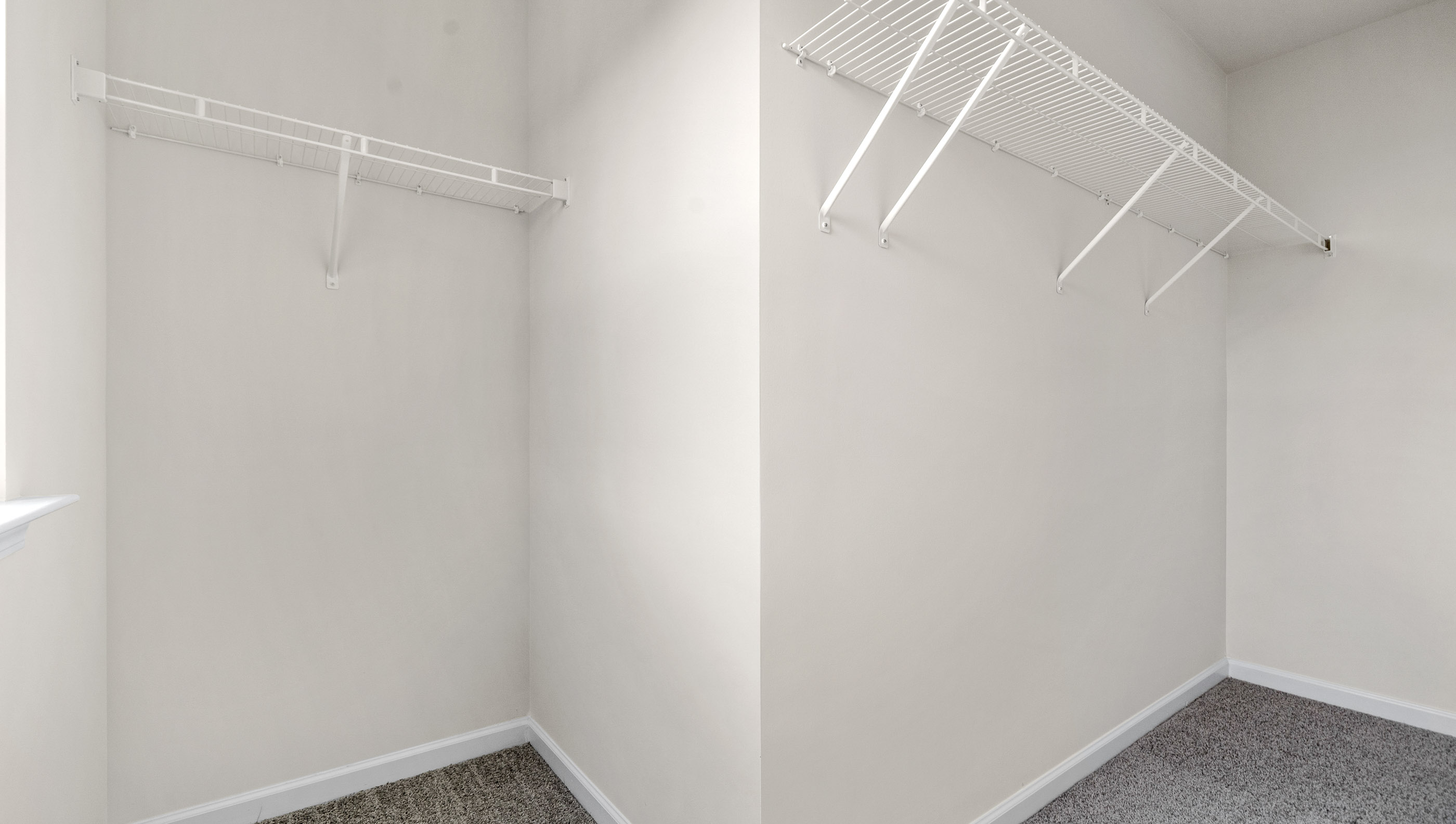 Primary walk in closet.