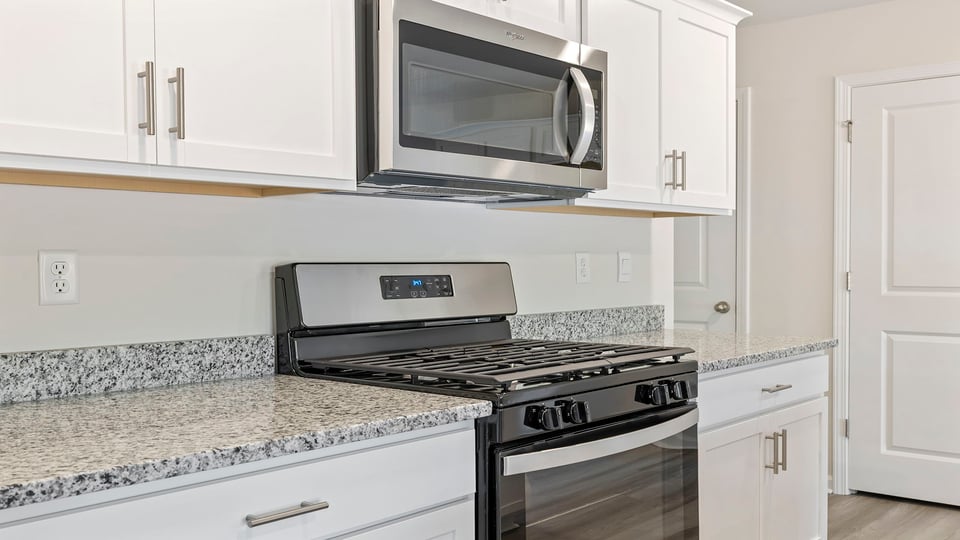 Stainless steel appliances.