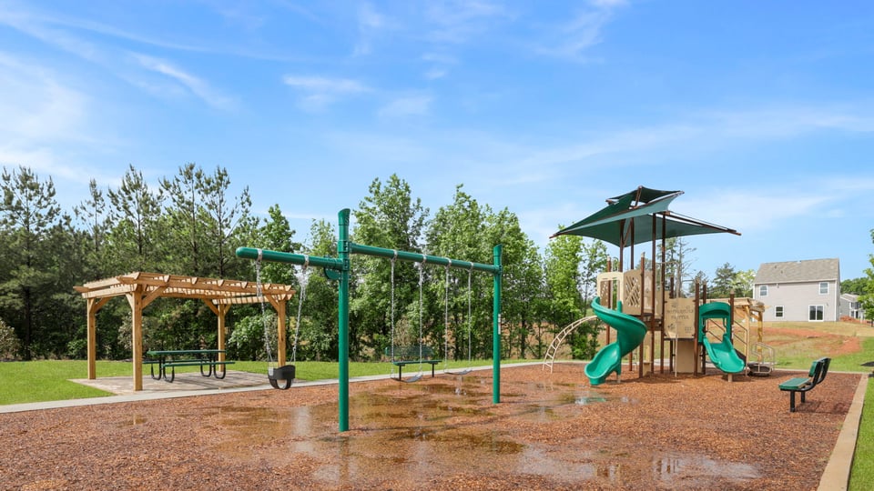 Amenity area with playground.