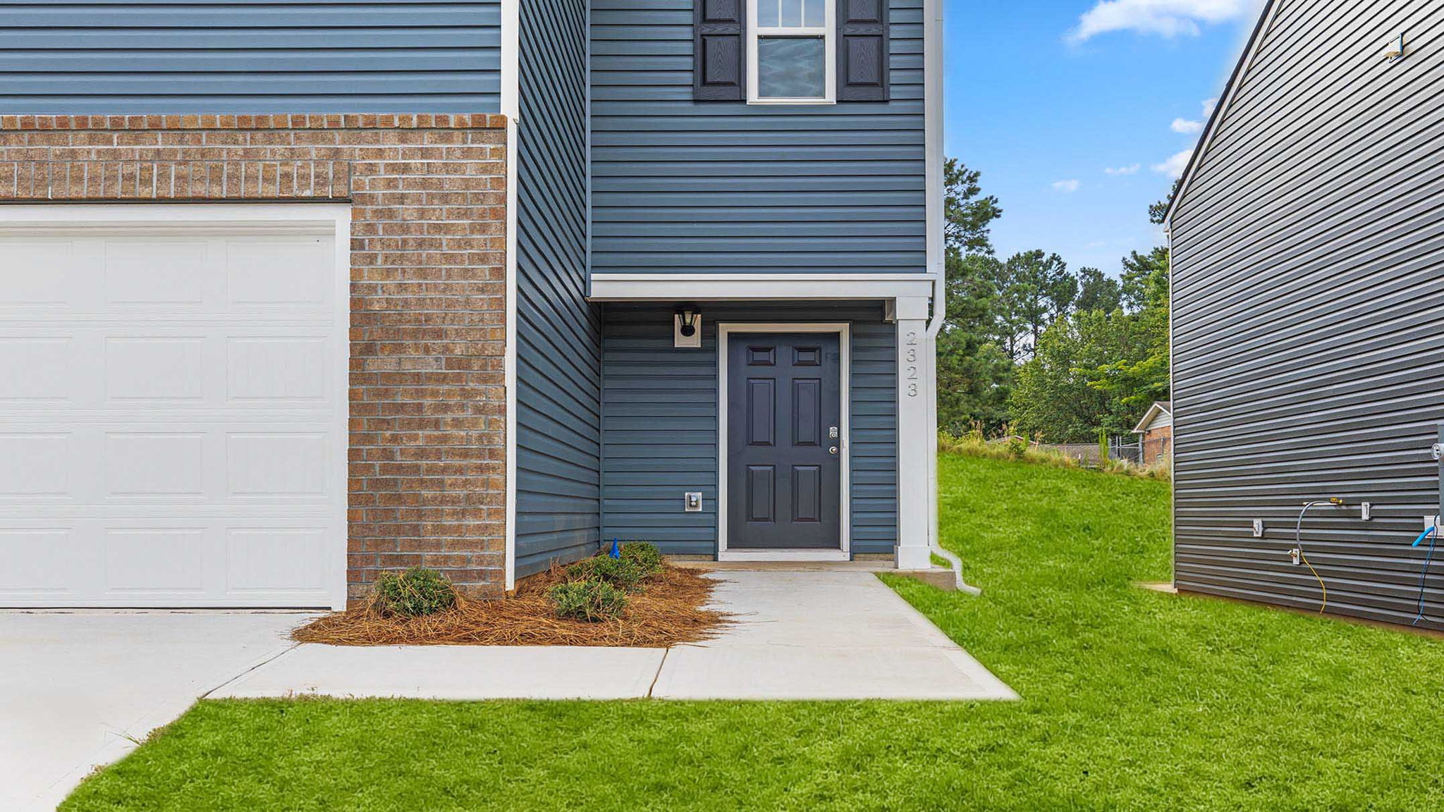 Front entrance of home.