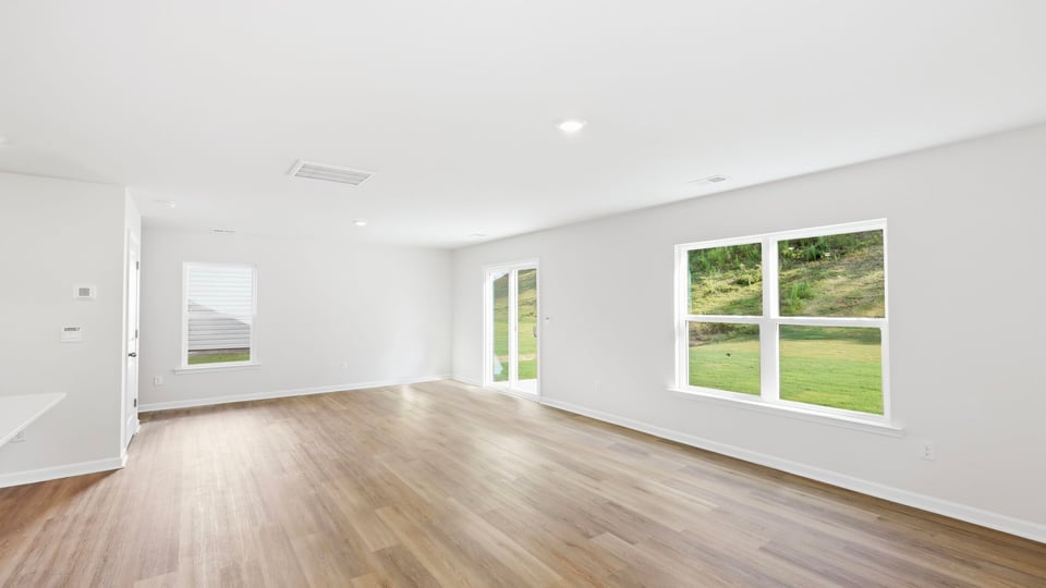 Living room with windows.