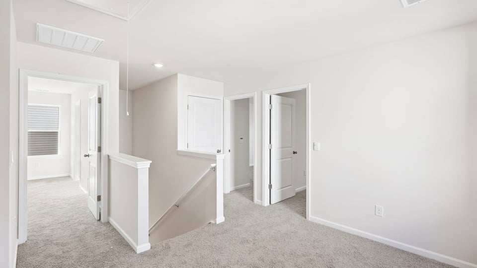 Stairs to second level.