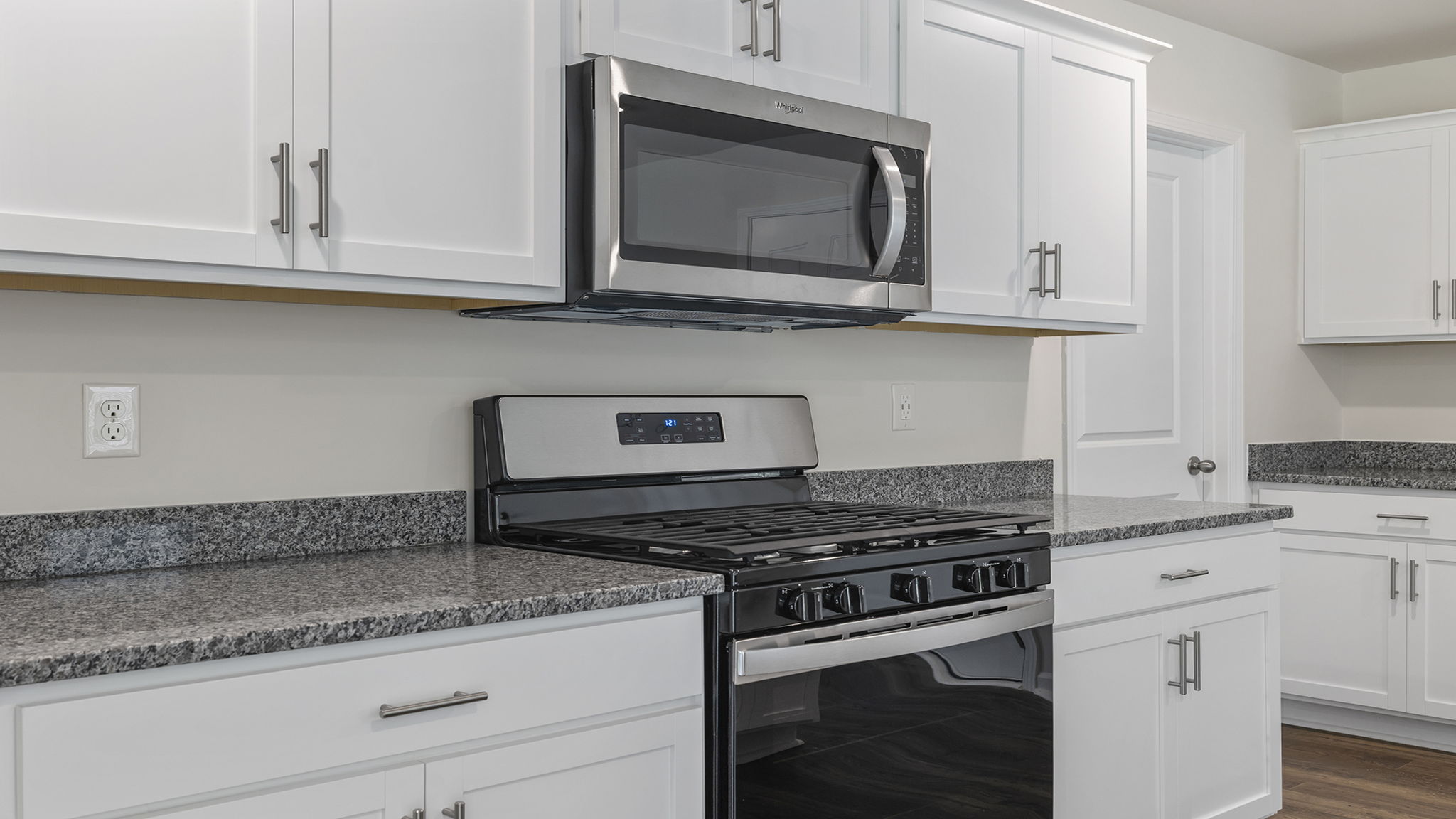 Stainless steel appliances.