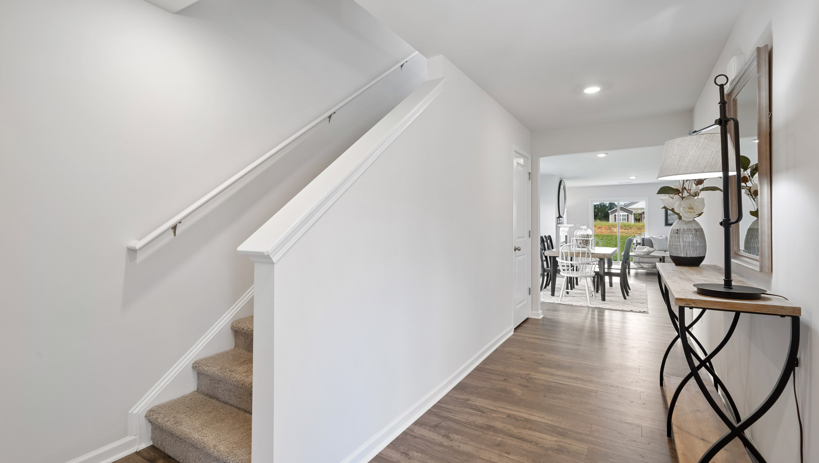 Foyer to living room