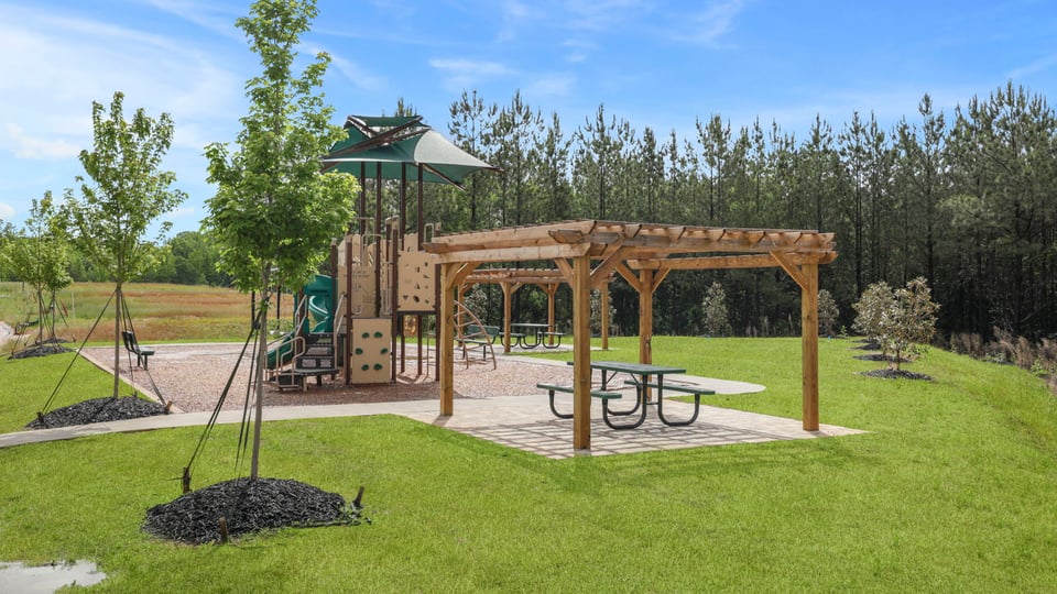 Amenity area with playground.