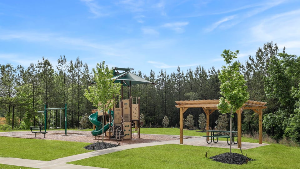 Amenity area with playground.