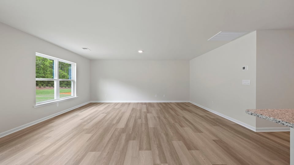 Living area with window.