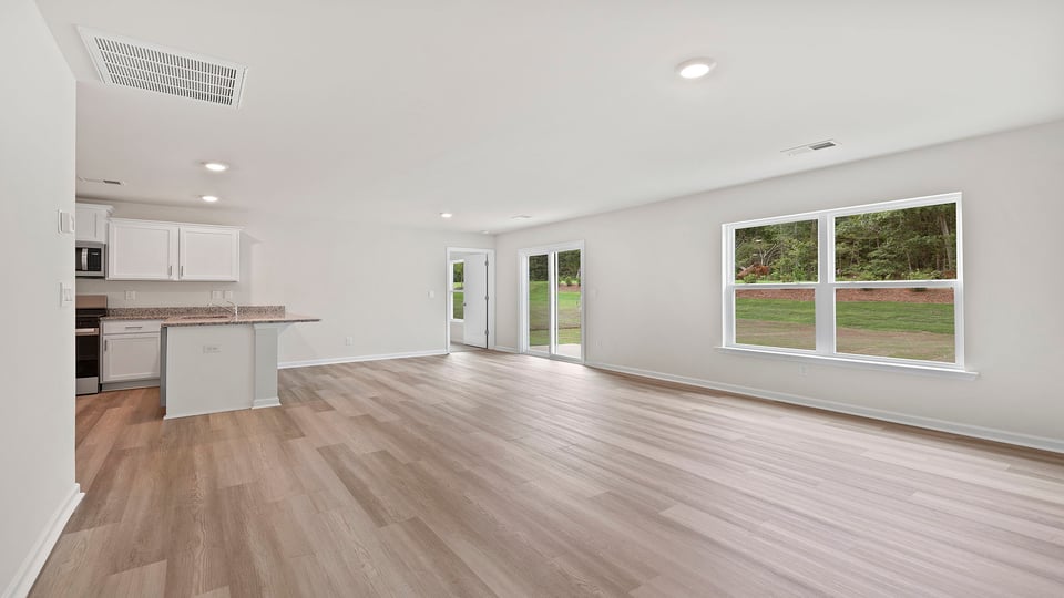 Living area with window.
