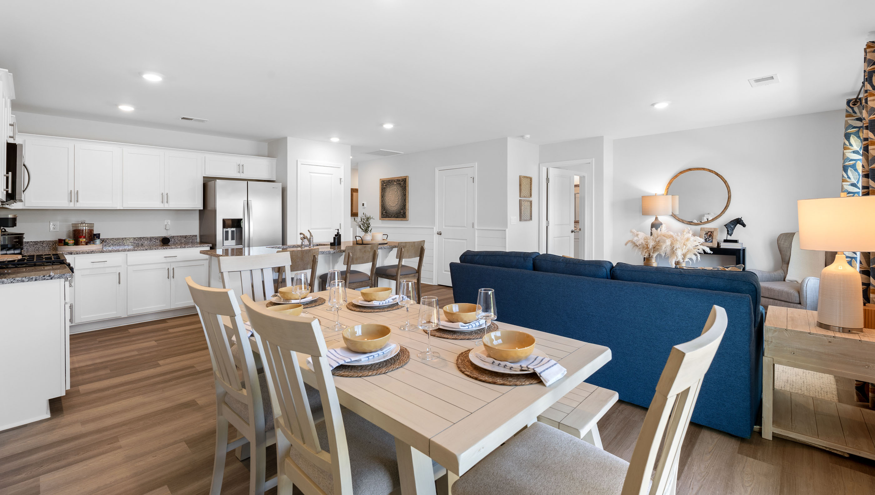 Living area with windows.