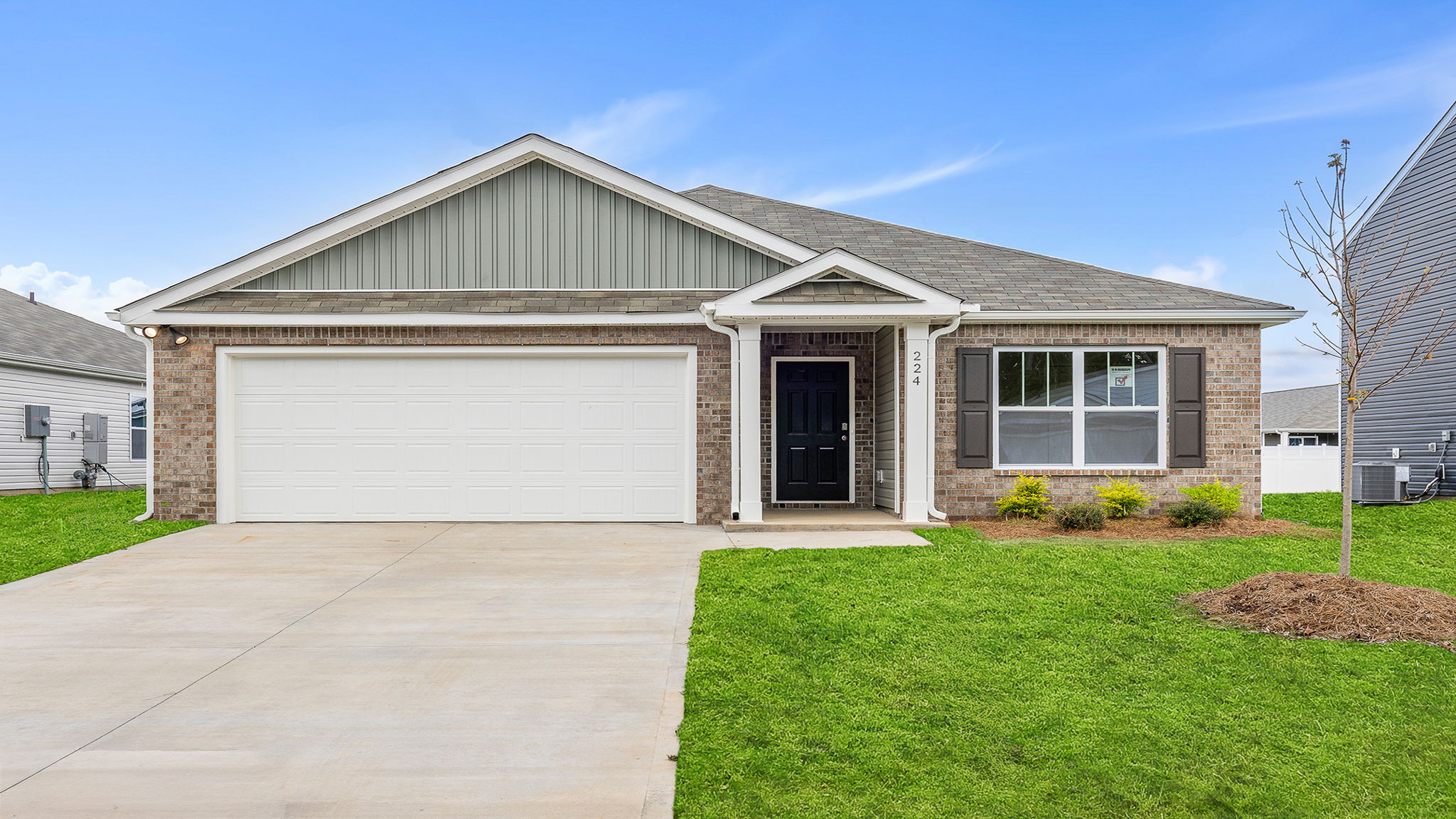 Front exterior of the Aria.