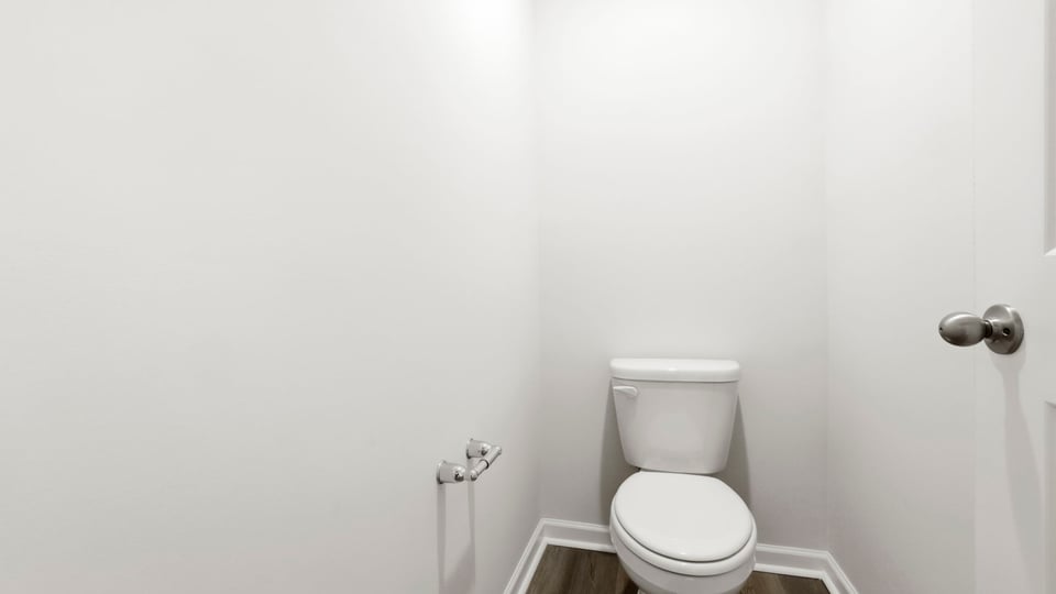 Bathroom with toilet.
