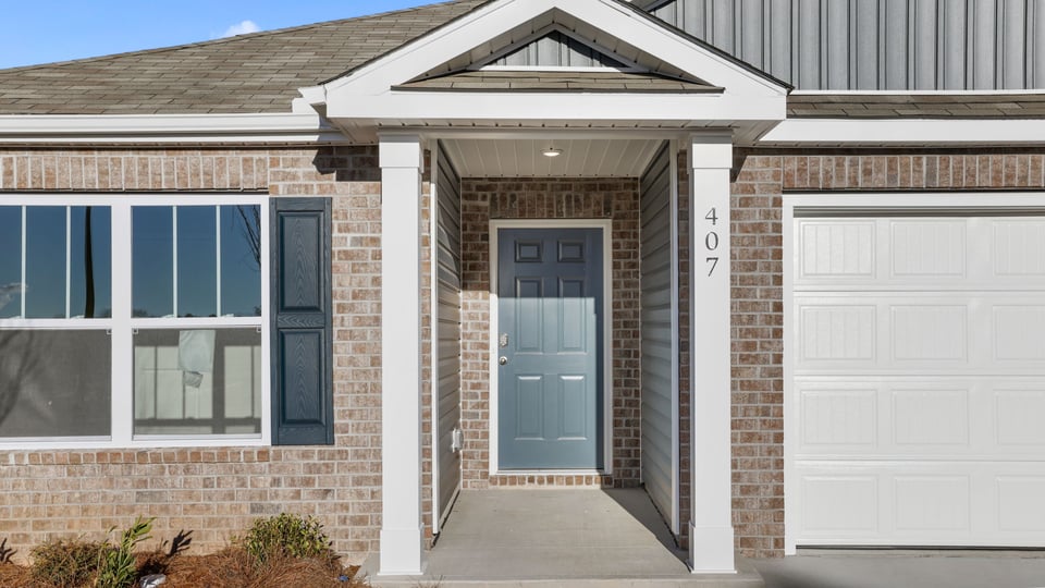 Front exterior of the Aria.