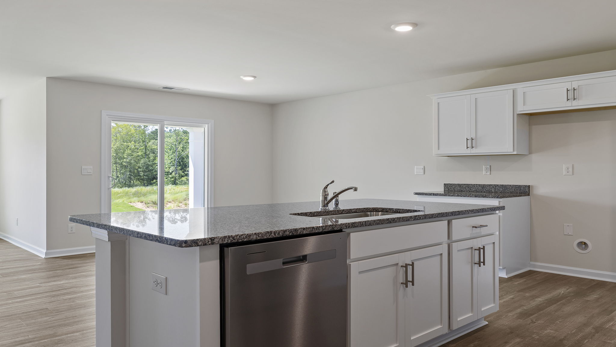Kitchen island with granite counterto9ps.