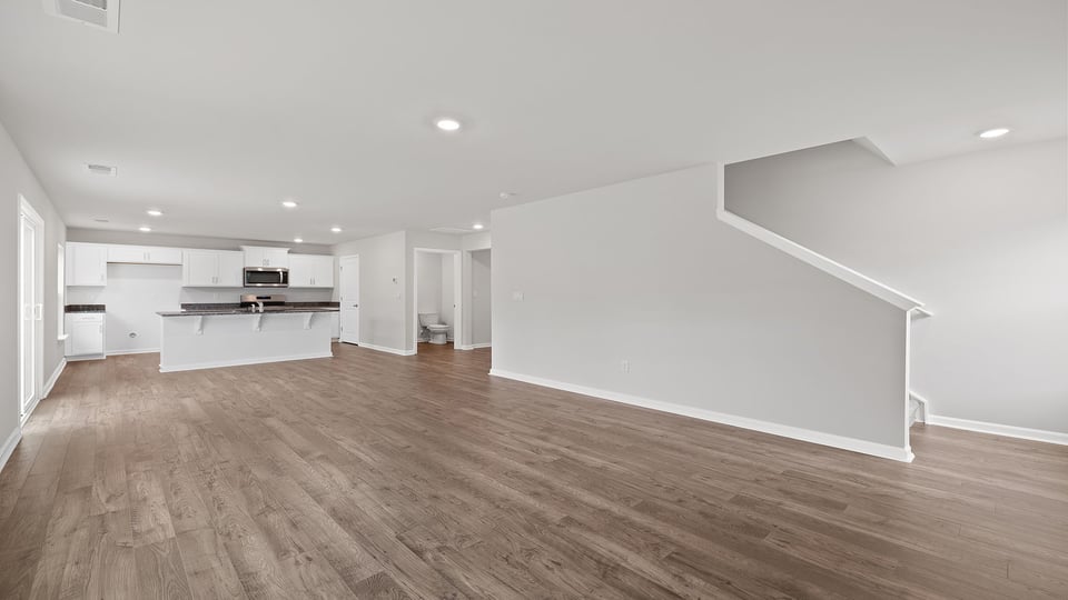 Living area with windows.