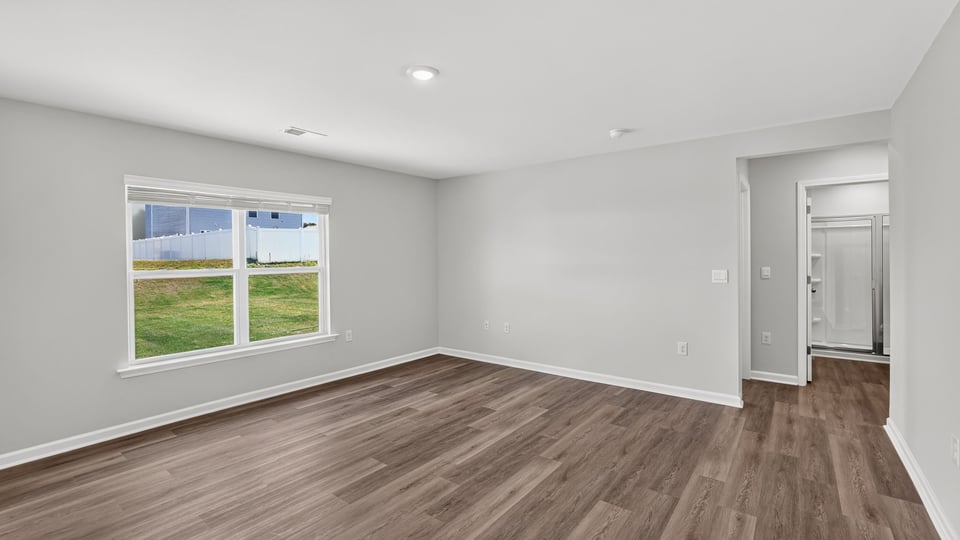 Living area with windows.