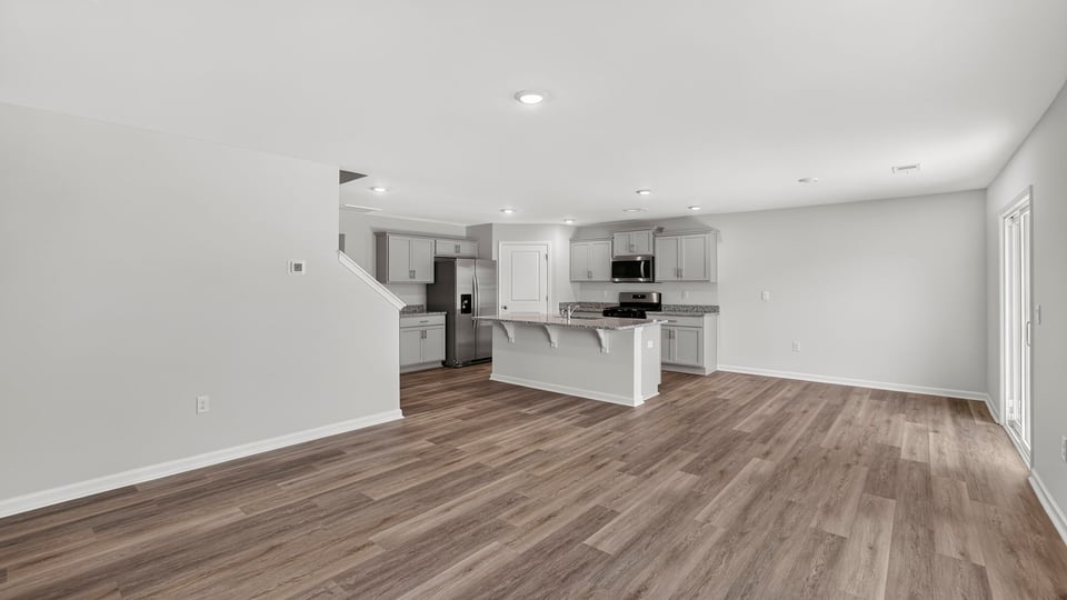 Living area with windows.