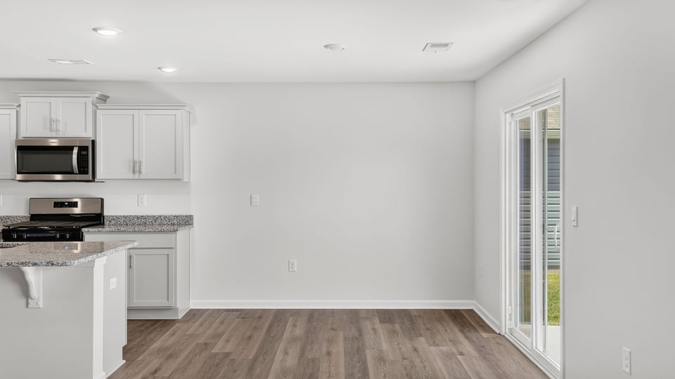 Living area with windows.