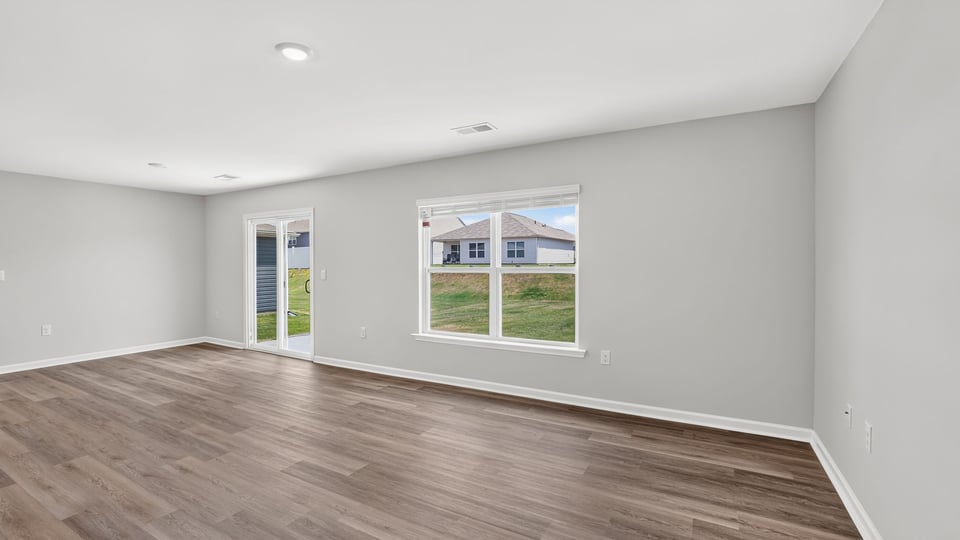 Living area with windows.