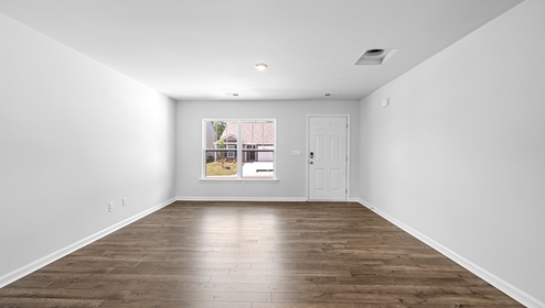 Living room with windows.
