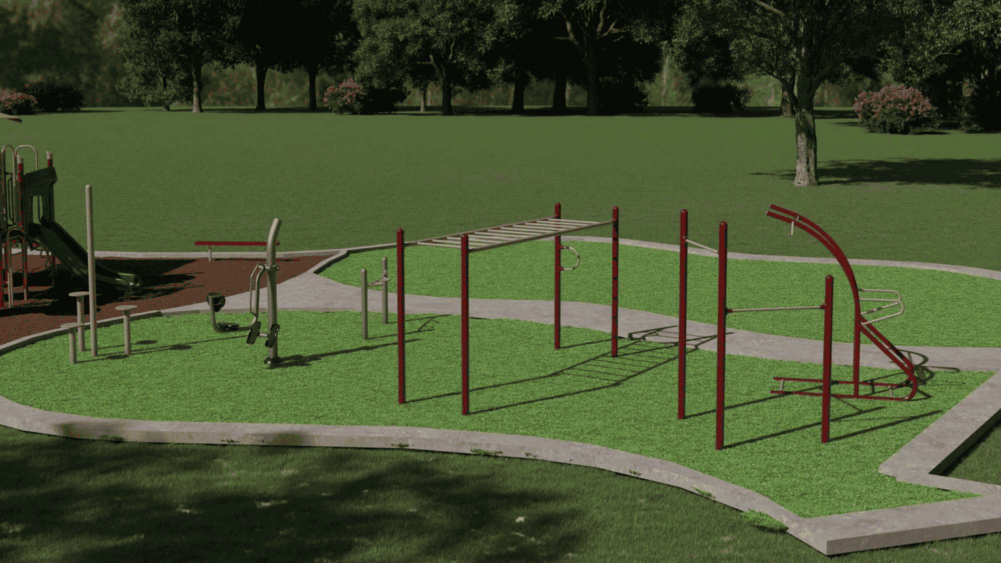 Rendering of the amenities.